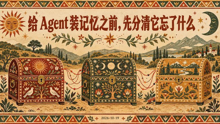 给 Agent 装记忆之前，先分清它忘了什么