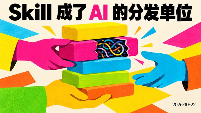 Skill 成了 AI 的分发单位，供应链的老账也跟着搬过来了