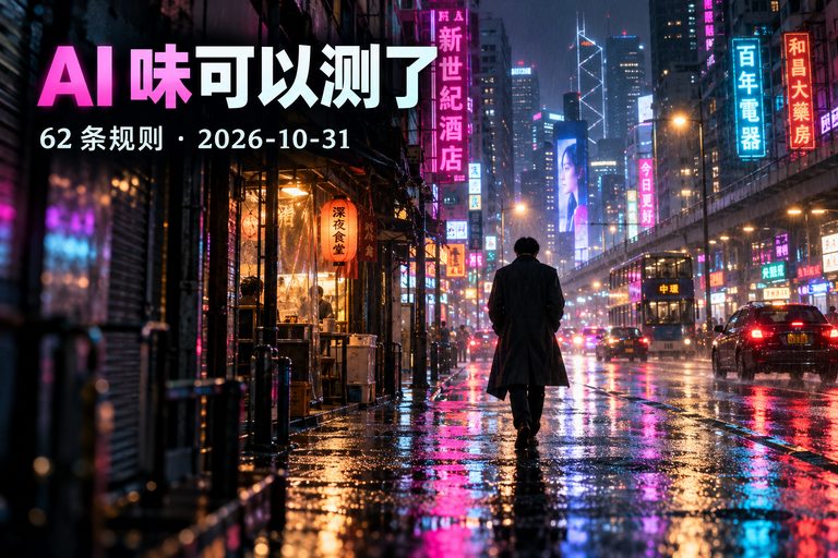 AI 味可以测了：把审美拆成 62 条规则，再让 agent 看自己的截图