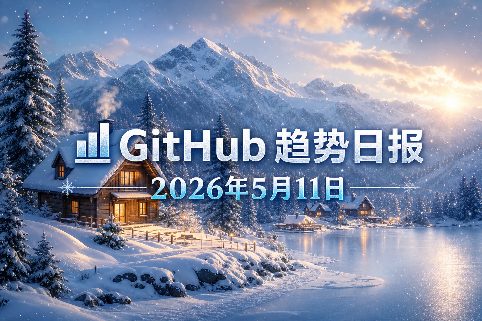 📊 GitHub 趋势日报 — 2026-05-11