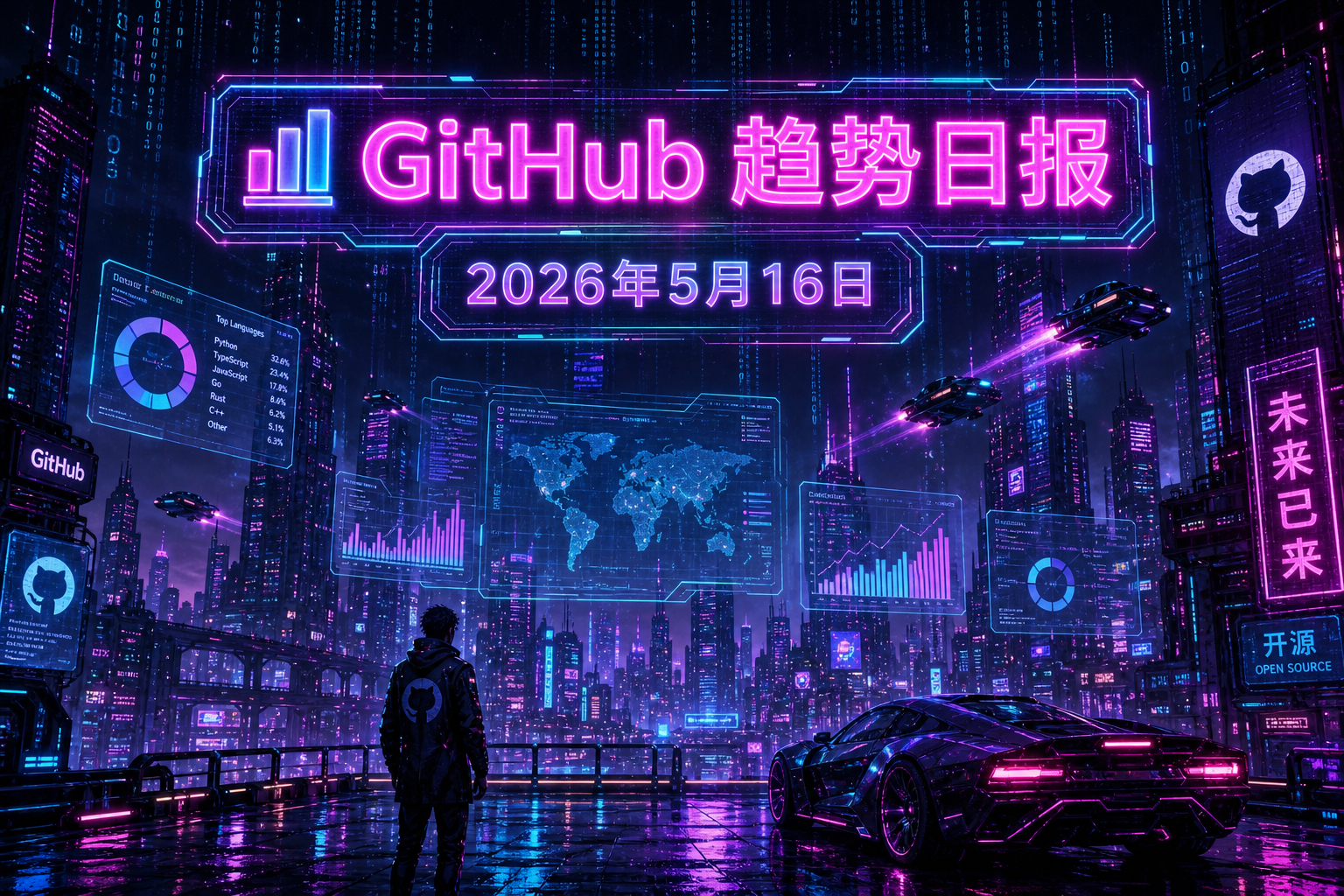 📊 GitHub 趋势日报 — 2026-05-16