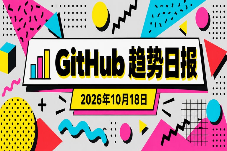 📊 GitHub 趋势日报 — 2026-10-18