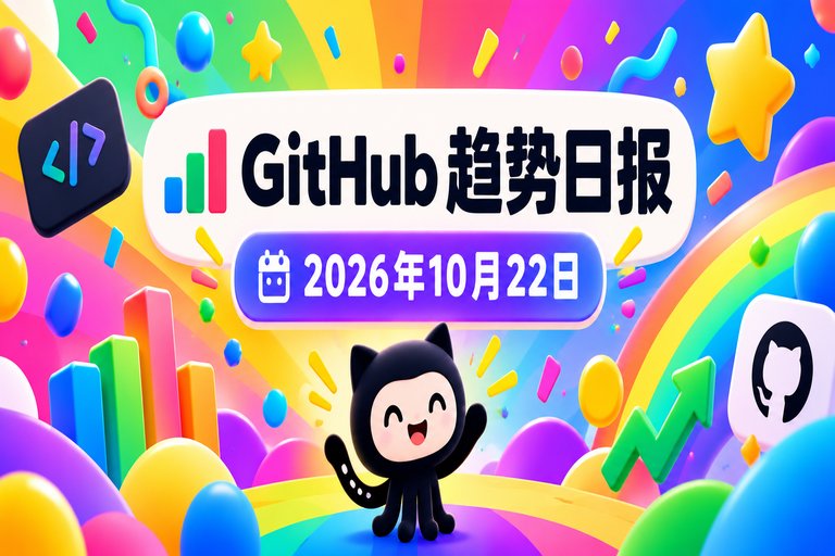 📊 GitHub 趋势日报 — 2026-10-22