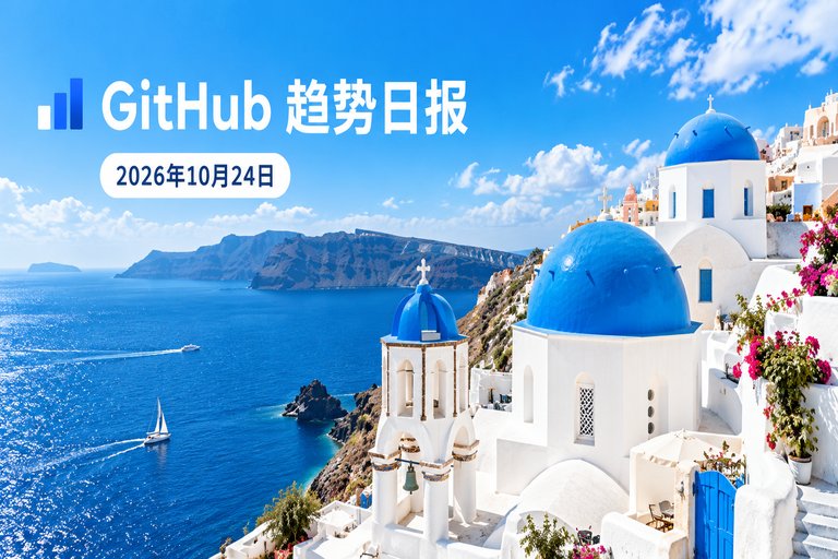 📊 GitHub 趋势日报 — 2026-10-24