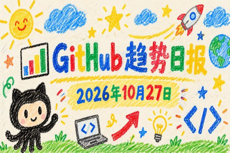 📊 GitHub 趋势日报 — 2026-10-27