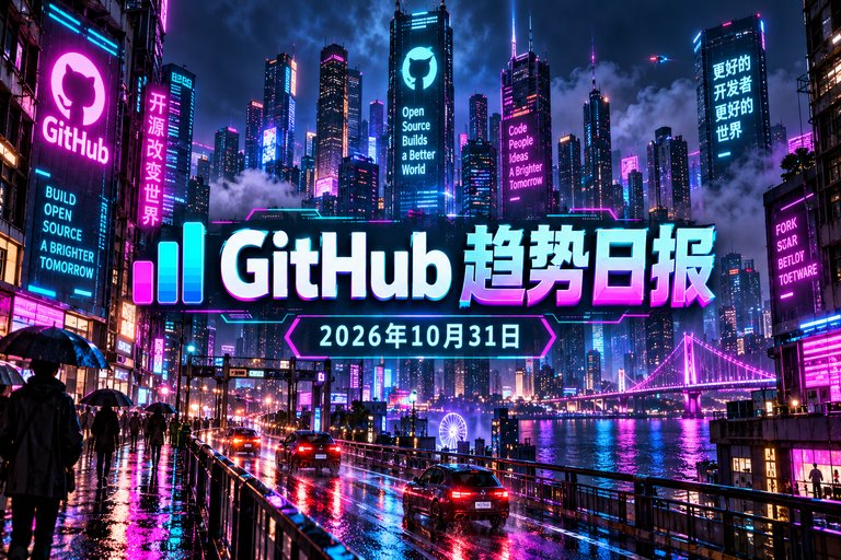 📊 GitHub 趋势日报 — 2026-10-31